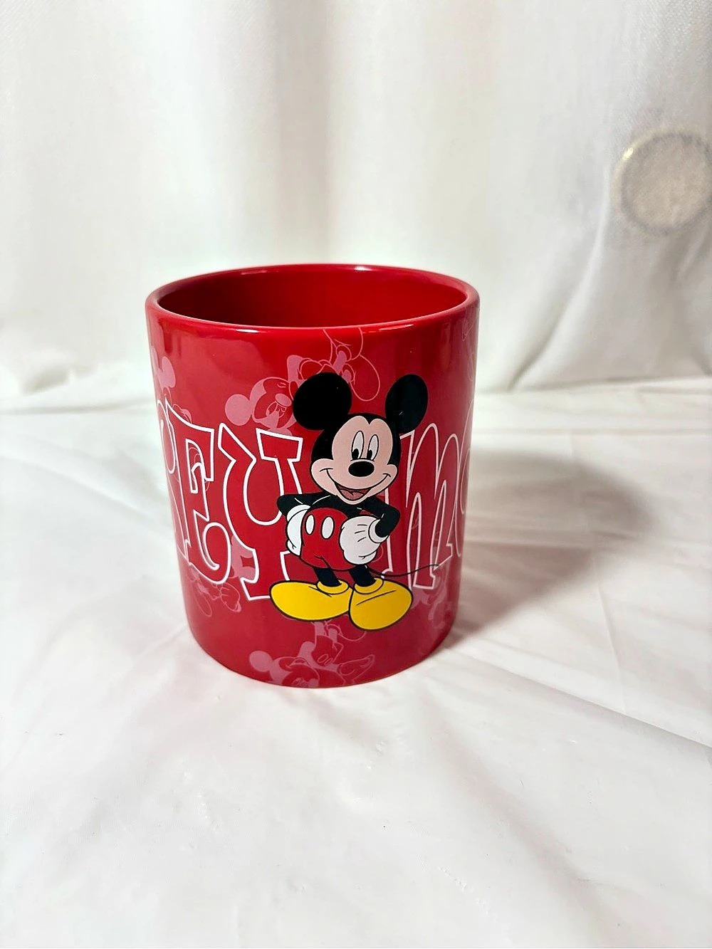 Disney Mickey Mouse Red Mug Like New